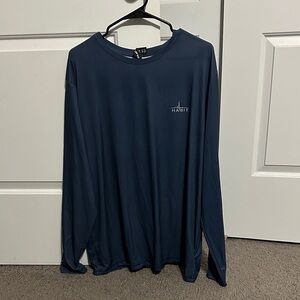 Men's Navy Long Sleeve Shirt Fishing Shirt